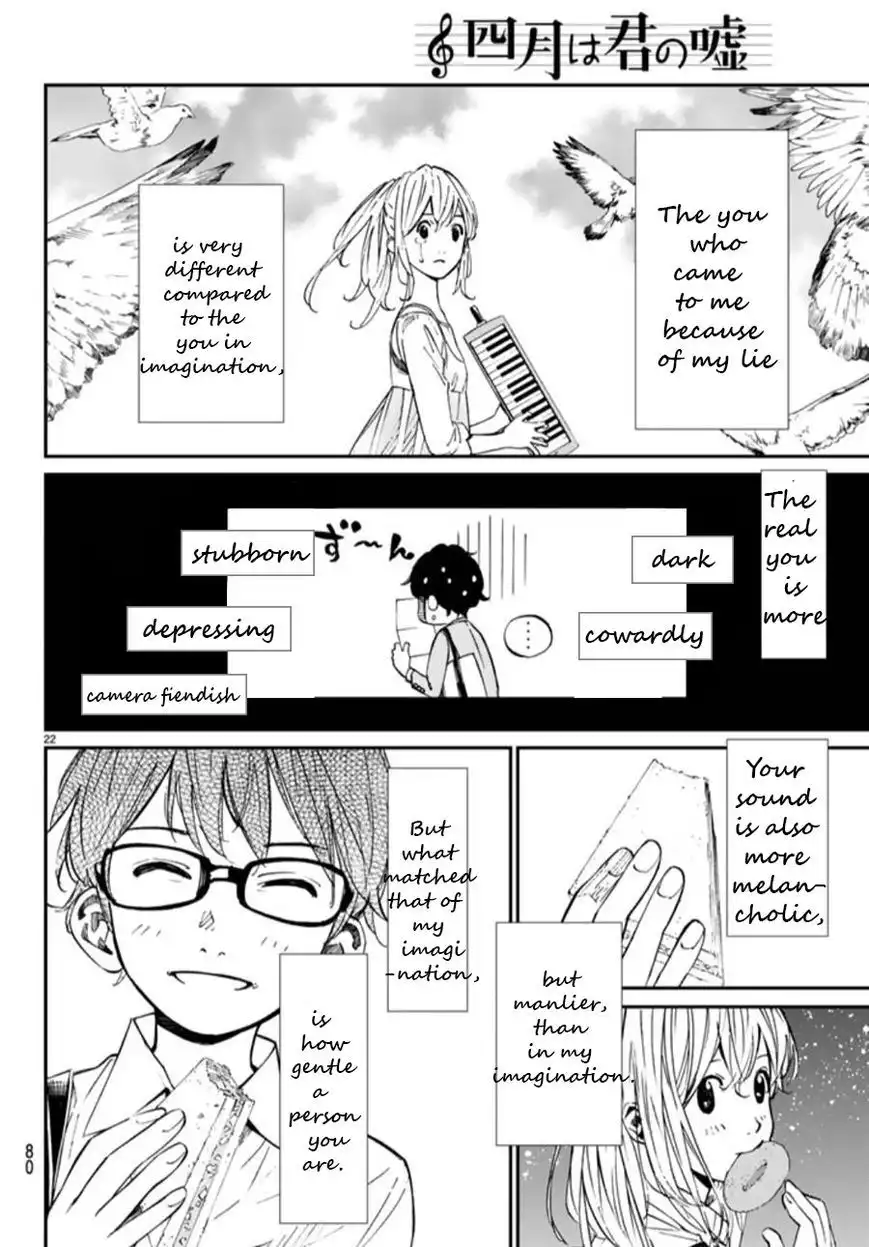 Shigatsu wa Kimi no Uso Chapter 44 22